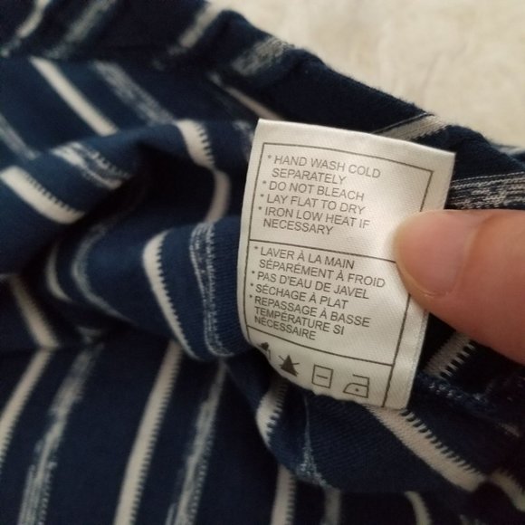 BB Dakota Bodycon Striped Skirt Large Medium - Picture 6 of 8